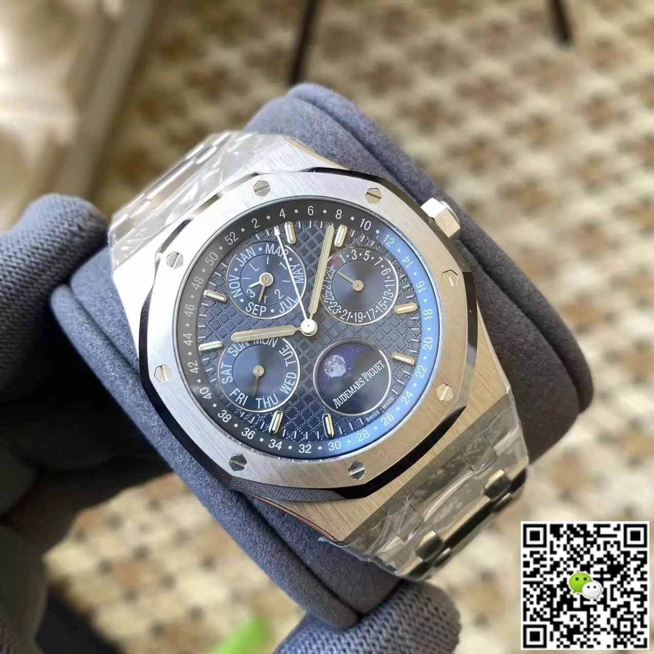 Audemars Piguet Royal Oak 26574ST.OO.1220ST.02 APS Factory 1:1 Best Edition Replica Watch Silver Strap
